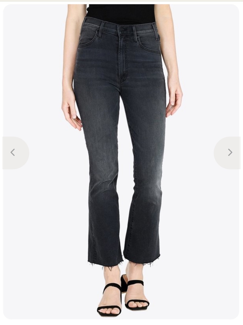 Mother Denim The Hustler Ankle Fray Lighting up Lanterns size 4 27 jeans pants